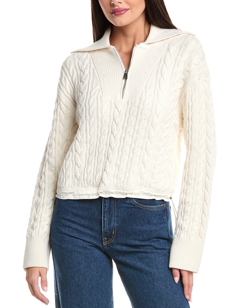 SIMKHAI Lourdes Свитер из шерстяной смеси, белый
SIMKHAI Lourdes Свитер из шерстяной смеси, белый