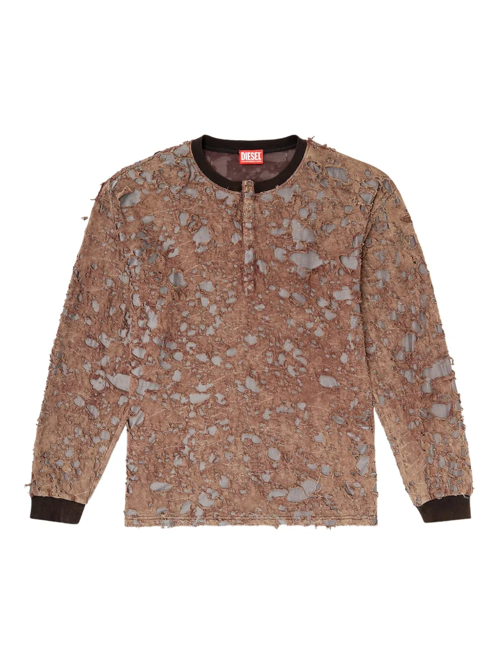 Футболка с потертостями T-Overt DIESEL, коричневый
Футболка с потертостями T-Overt DIESEL, коричневый