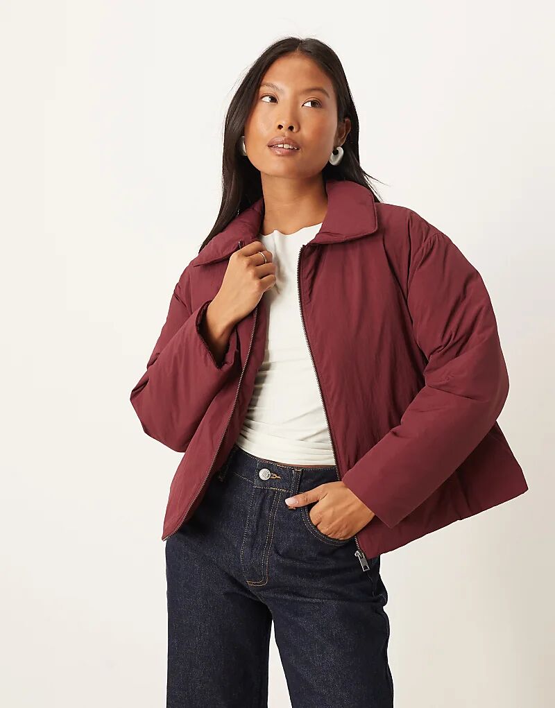 Пуховик ASOS DESIGN Petite с воротником-стойкой бордового цвета
Пуховик ASOS DESIGN Petite с воротником-стойкой бордового цвета