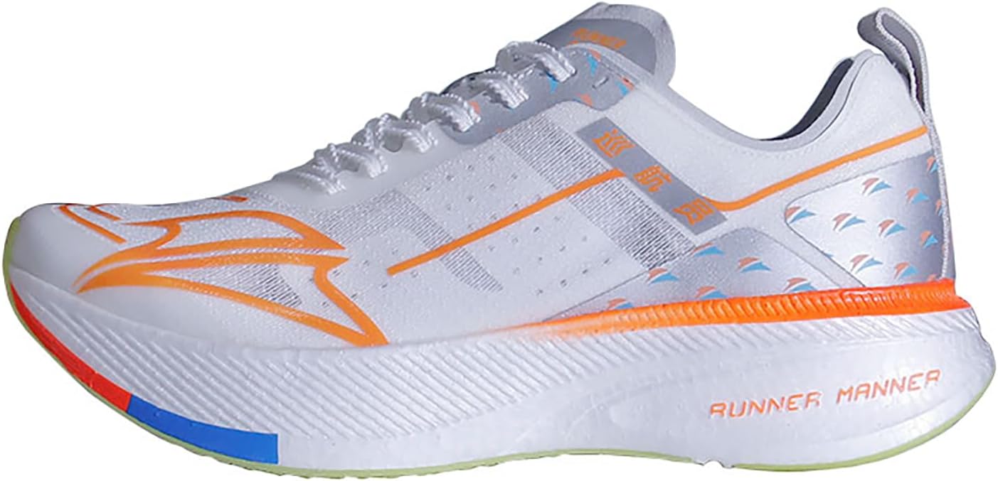 Беговые кроссовки с карбоновой подошвой для мужчин - амортизирующие, легкие, дышащие, нескользящие дорожные кроссовки Runner Manner, белый
Беговые кроссовки с карбоновой подошвой для мужчин - амортизирующие, легкие, дышащие, нескользящие дорожные кроссовки Runner Manner, белый