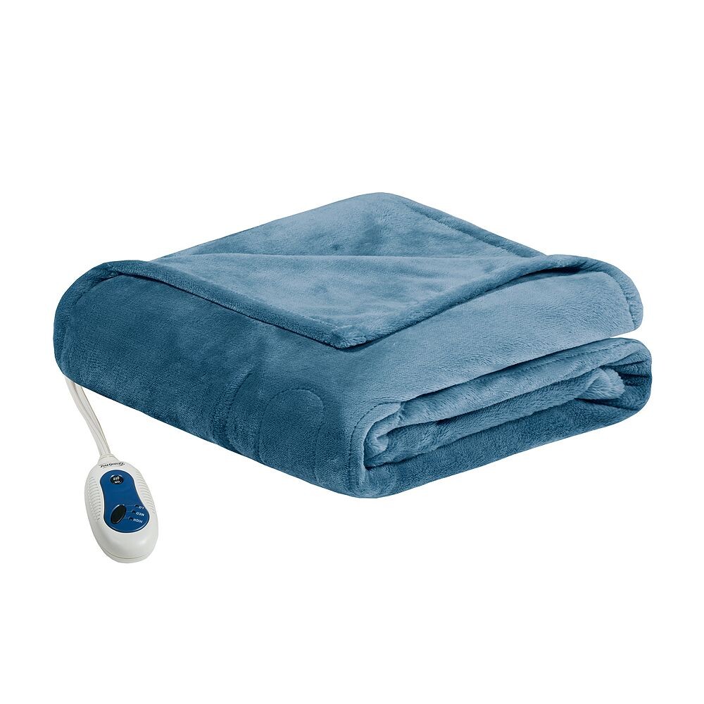 Большое плюшевое одеяло Beautyrest с электрическим подогревом, цвет Sapphire Blue
Большое плюшевое одеяло Beautyrest с электрическим подогревом, цвет Sapphire Blue