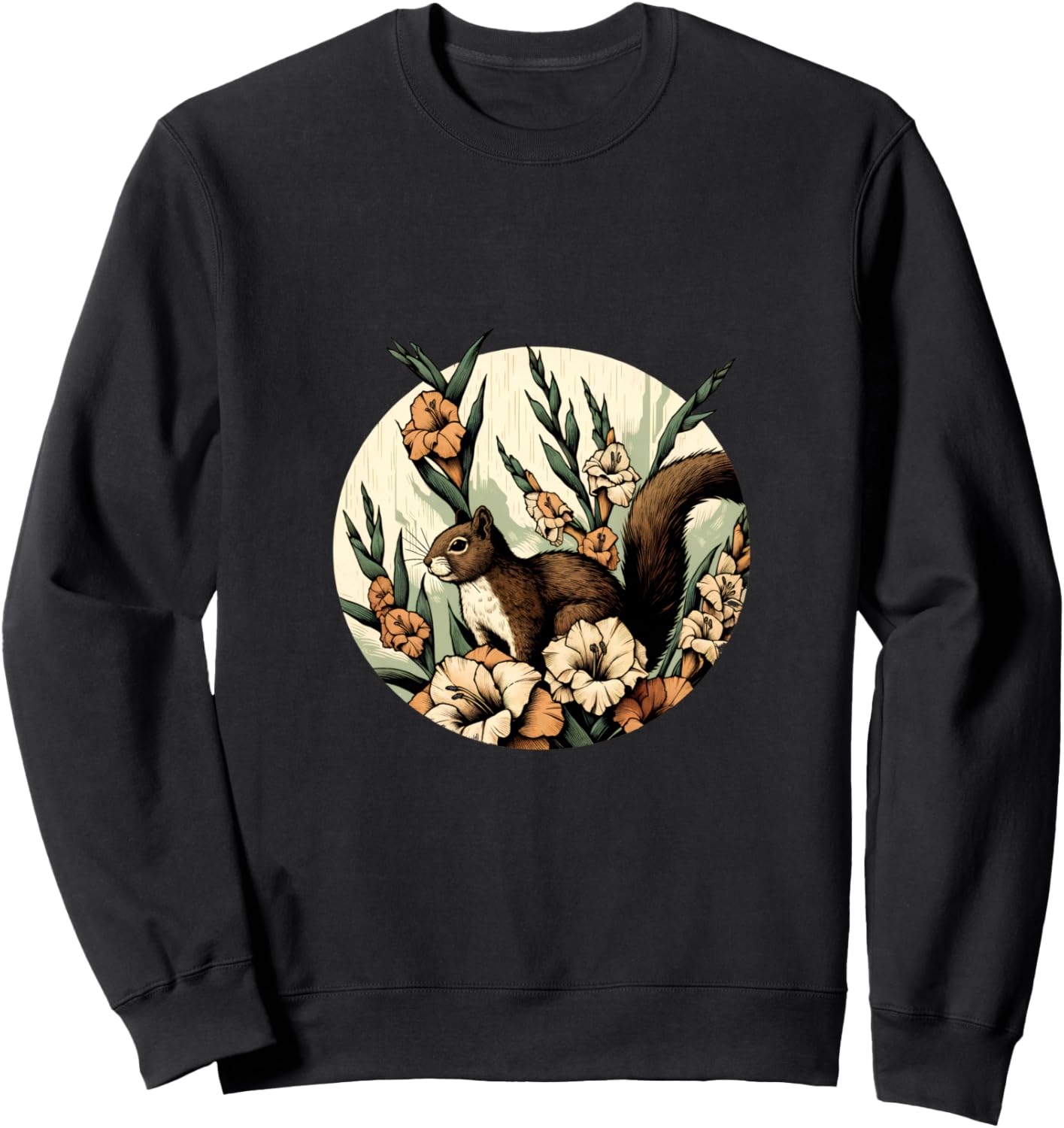 Изображение белки-гладиолуса, дизайн для туристов. Толстовка Cat Snugg, черный
Изображение белки-гладиолуса, дизайн для туристов. Толстовка Cat Snugg, черный