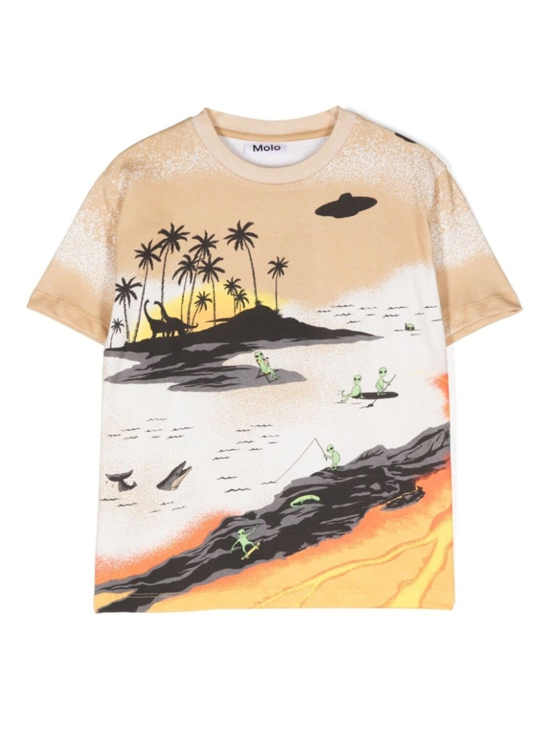 Molo футболка Riley с принтом Alien-Tourists, нейтральный цвет
Molo футболка Riley с принтом Alien-Tourists, нейтральный цвет