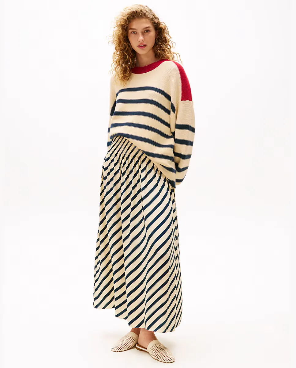 TH X SRG струящаяся длинная юбка Tommy Hilfiger, темно-синий
TH X SRG струящаяся длинная юбка Tommy Hilfiger, темно-синий