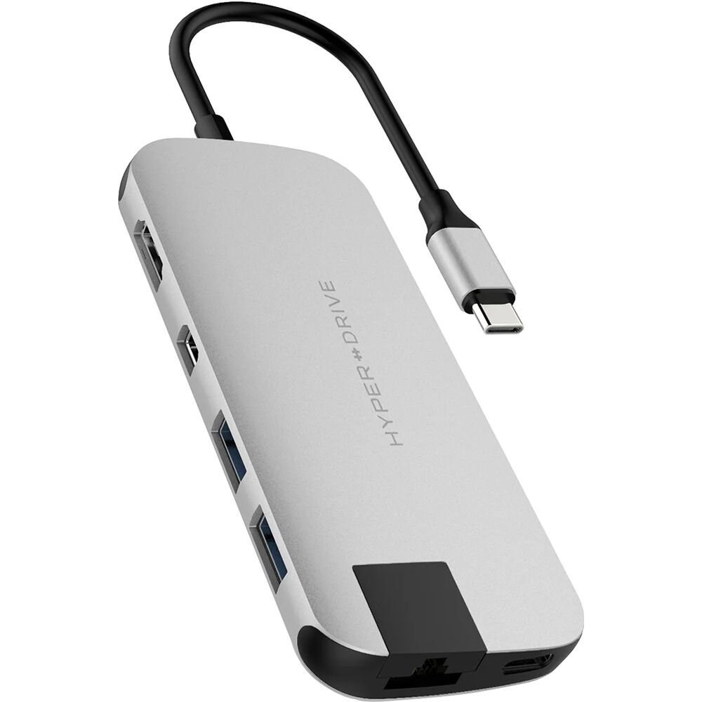 Док-станция HYPER HyperDrive SLIM 8-in-1 USB-C Hub (Silver) HD247B-SILVER
Док-станция HYPER HyperDrive SLIM 8-in-1 USB-C Hub (Silver) HD247B-SILVER