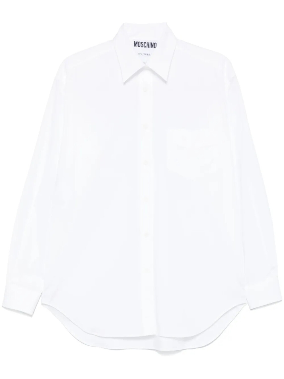 Рубашка с вышитым логотипом Moschino, белый
Рубашка с вышитым логотипом Moschino, белый