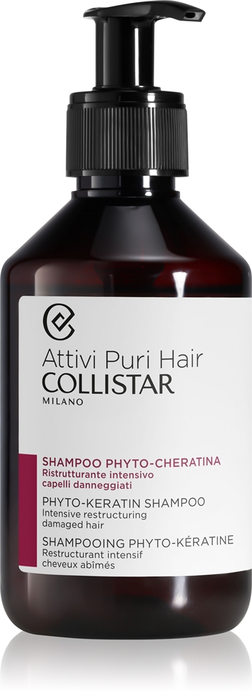 Фито-Кератиновый шампунь для волос, интенсивный восстанавливающий шампунь с кератином Collistar, 250 мл
Фито-Кератиновый шампунь для волос, интенсивный восстанавливающий шампунь с кератином Collistar, 250 мл