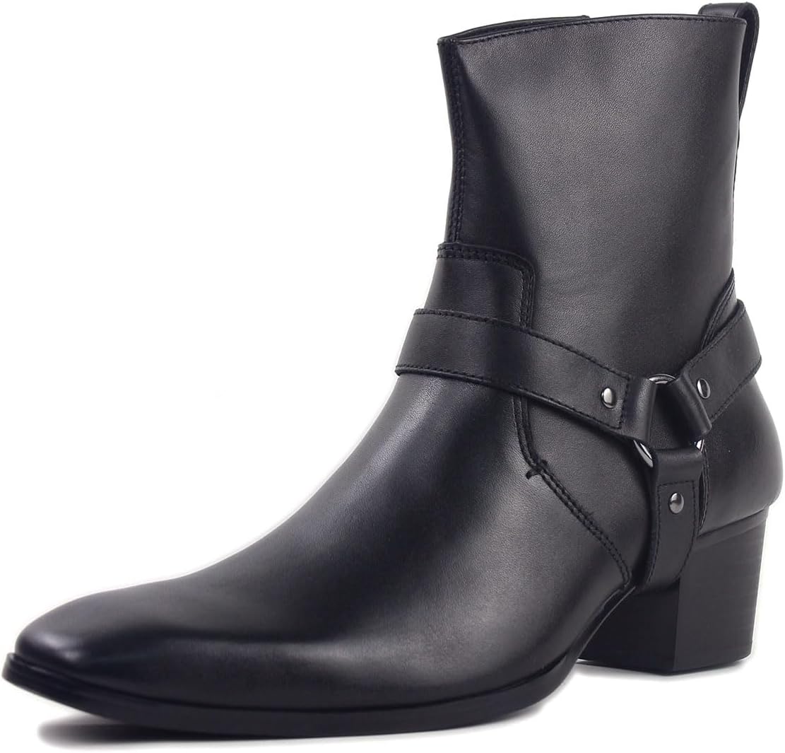 Мужские дизайнерские кожаные ботинки OSSTONE Chelsea, повседневные ботинки с каблуком на молнии OS-JY002-US, черный
Мужские дизайнерские кожаные ботинки OSSTONE Chelsea, повседневные ботинки с каблуком на молнии OS-JY002-US, черный