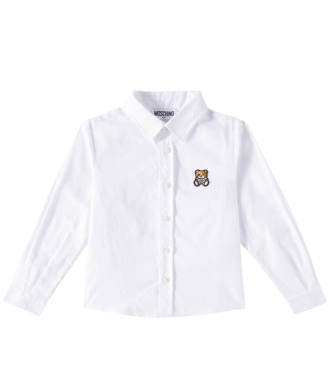 Футболка из хлопкового джерси Moschino Kids, Bianco Ottico 
Футболка из хлопкового джерси Moschino Kids, Bianco Ottico