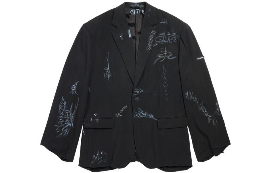 Деловой костюм унисекс черный Balenciaga, черный
Деловой костюм унисекс черный Balenciaga, черный