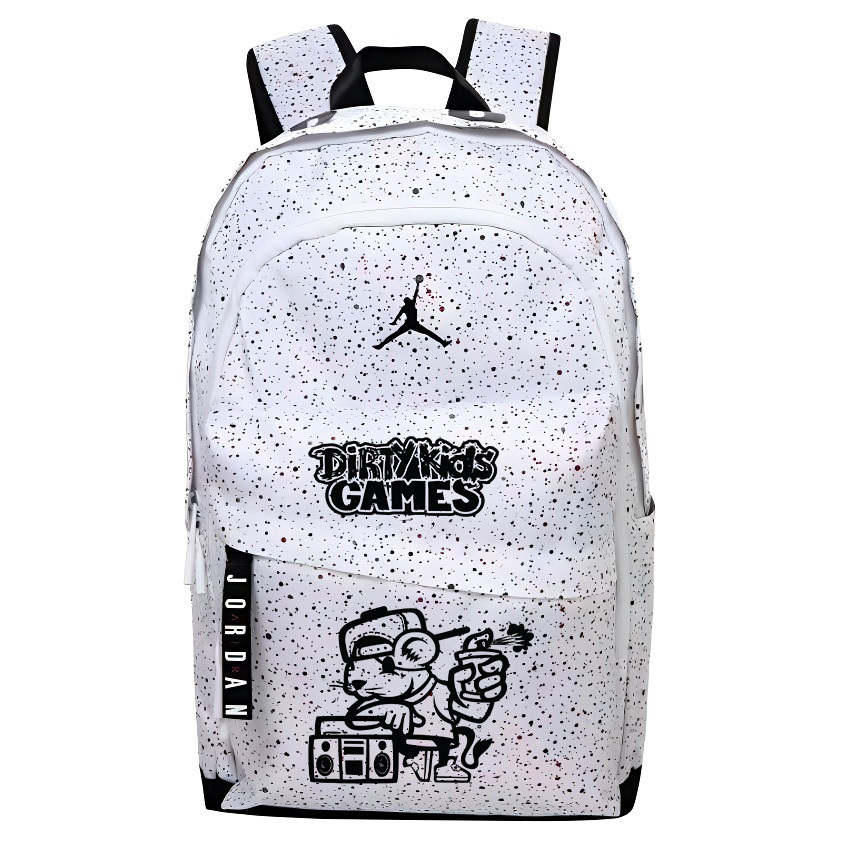 Jordan Полиэстеровый рюкзак унисекс белый, Spray Painting Mouse
Jordan Полиэстеровый рюкзак унисекс белый, Spray Painting Mouse