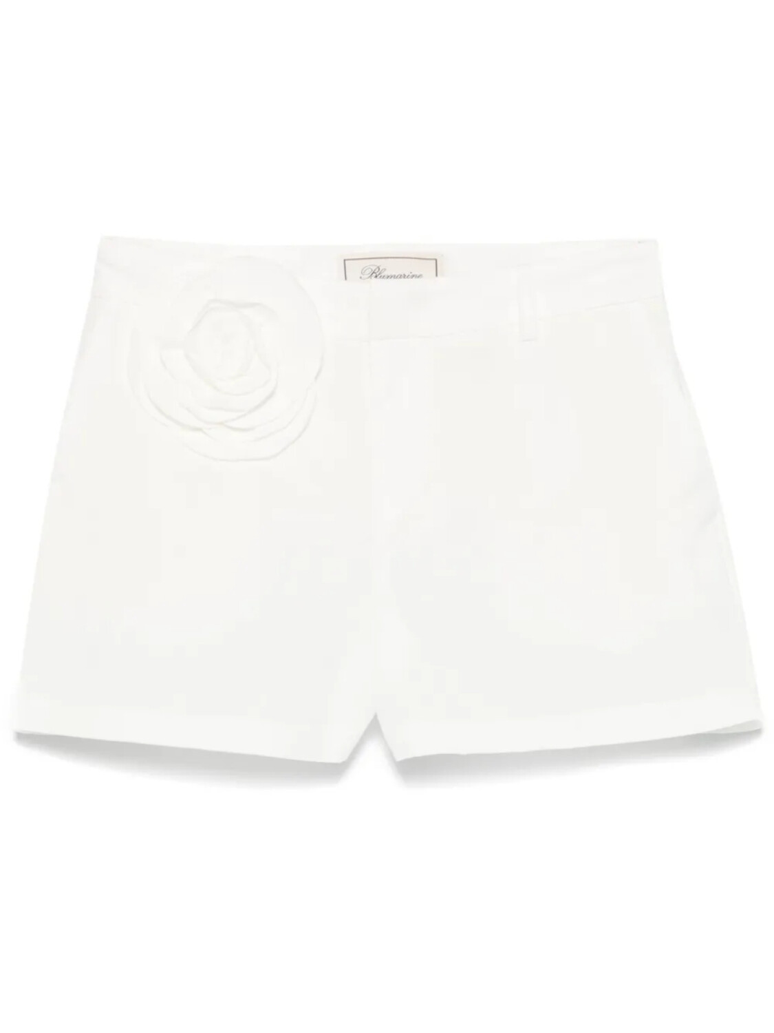 Blumarine шорты с цветочной аппликацией, белый
Blumarine шорты с цветочной аппликацией, белый