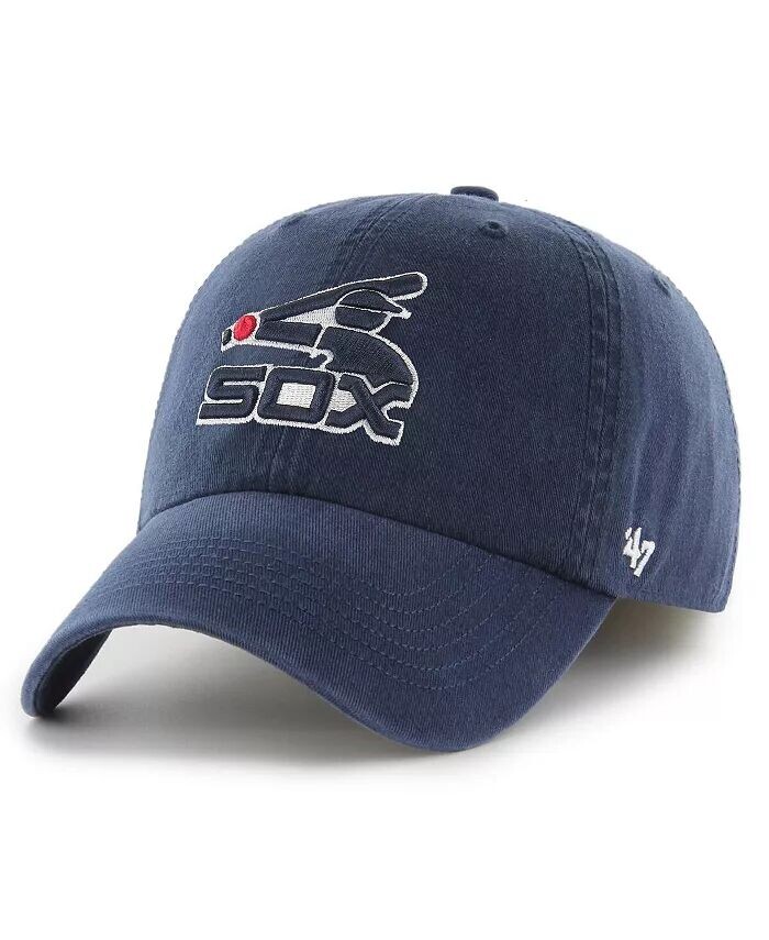 Мужская темно-синяя бейсболка Chicago White Sox Cooperstown Collection Franchise Fitted Hat '47 Brand
Мужская темно-синяя бейсболка Chicago White Sox Cooperstown Collection Franchise Fitted Hat '47 Brand