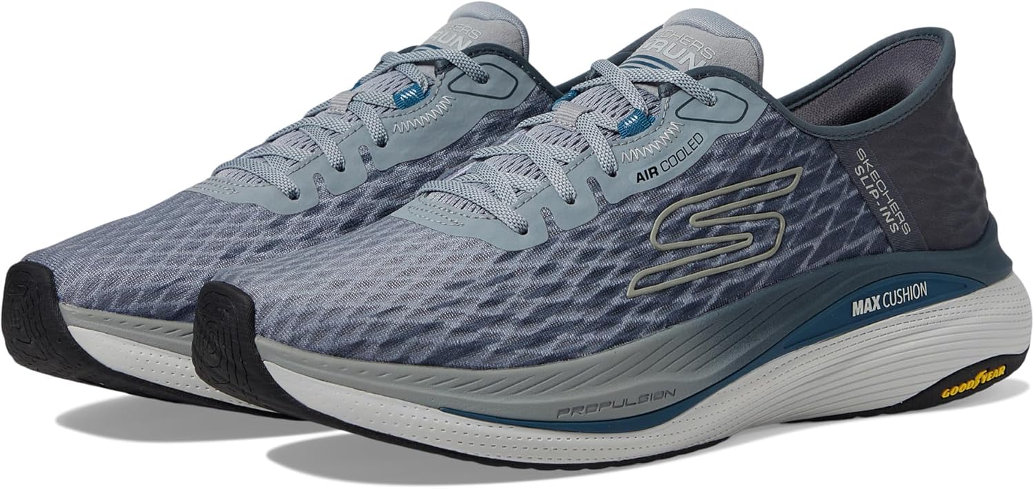 Мужские слипоны Skechers без застежек с максимальной амортизацией и поддержкой движения, Charcoal
Мужские слипоны Skechers без застежек с максимальной амортизацией и поддержкой движения, Charcoal