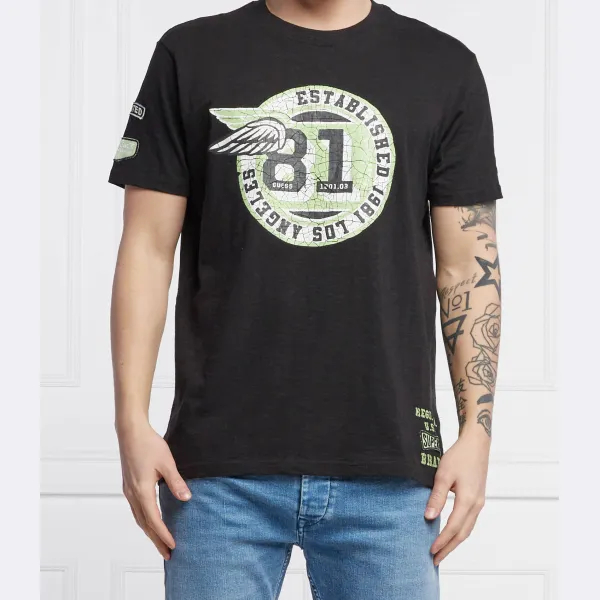 Футболка стандартного кроя Wingy Guess, черный
Футболка стандартного кроя Wingy Guess, черный