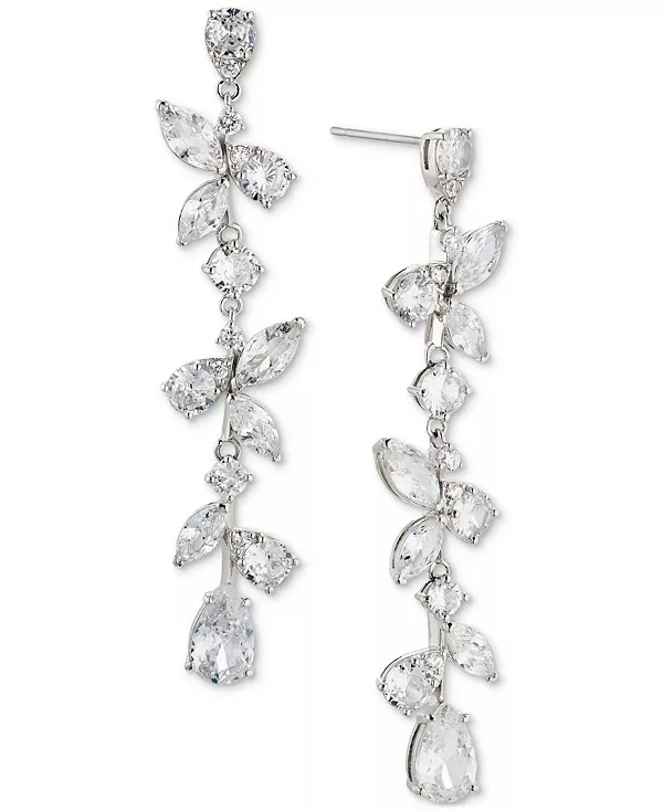 Длинные линейные серьги с кубическим цирконием, созданные для Macy's Eliot Danori, silver
Длинные линейные серьги с кубическим цирконием, созданные для Macy's Eliot Danori, silver