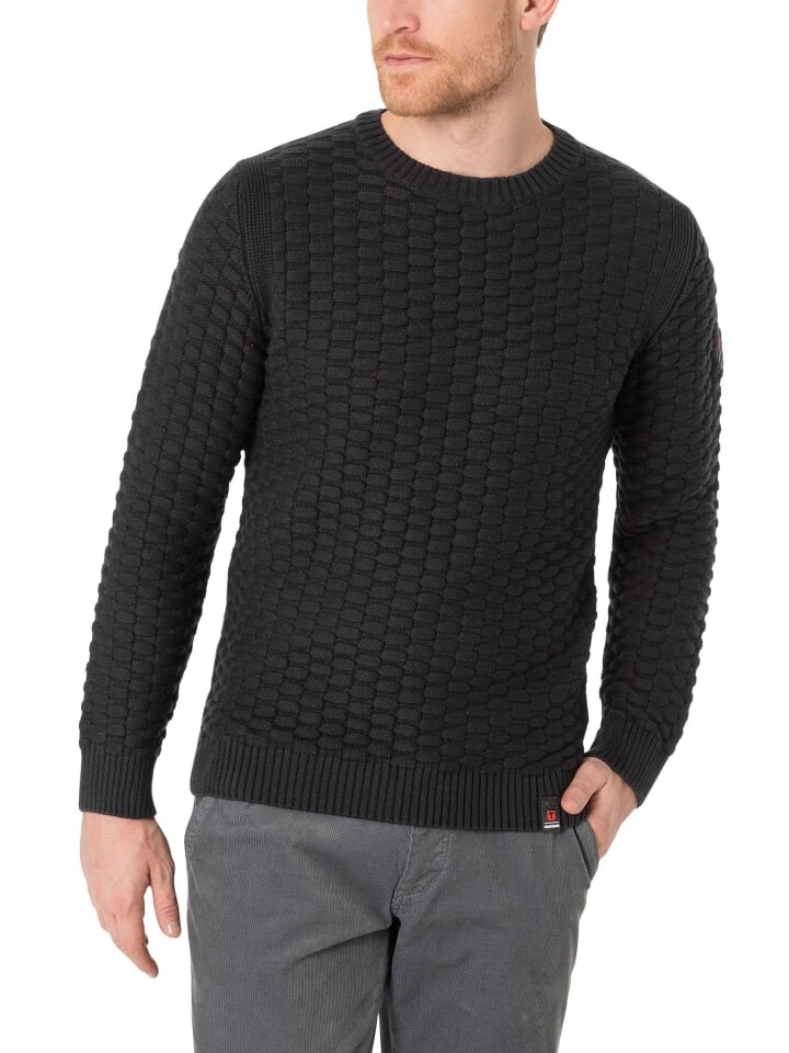 Пуловер Timezone Strickpullover Rundhals 3D Muster Regular Fit, черный
Пуловер Timezone Strickpullover Rundhals 3D Muster Regular Fit, черный