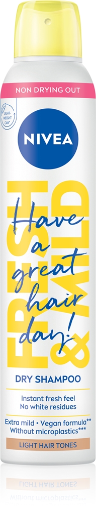 Сухой шампунь Fresh Revive для максимального объема Nivea, light tones 200 мл
Сухой шампунь Fresh Revive для максимального объема Nivea, light tones 200 мл