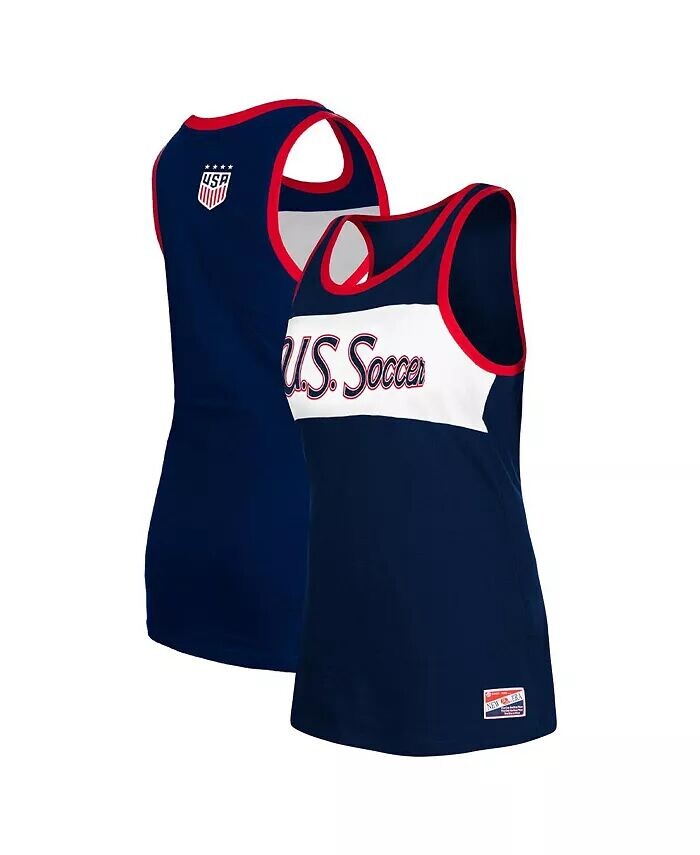 Женская майка-гонщик из джерси 5th Ocean Navy USWNT Throwback New Era, синий
Женская майка-гонщик из джерси 5th Ocean Navy USWNT Throwback New Era, синий