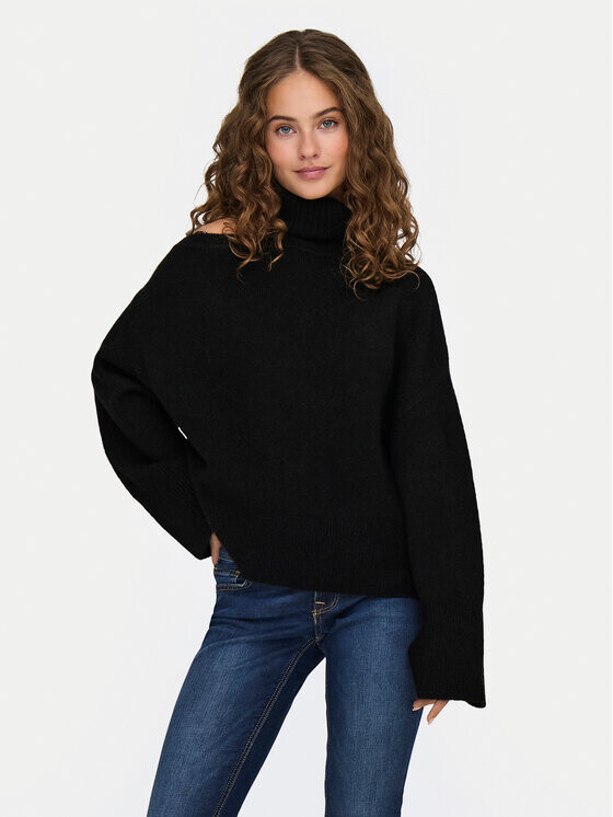 Свитер с высоким воротником обычного кроя Jdy, черный
Свитер с высоким воротником обычного кроя Jdy, черный