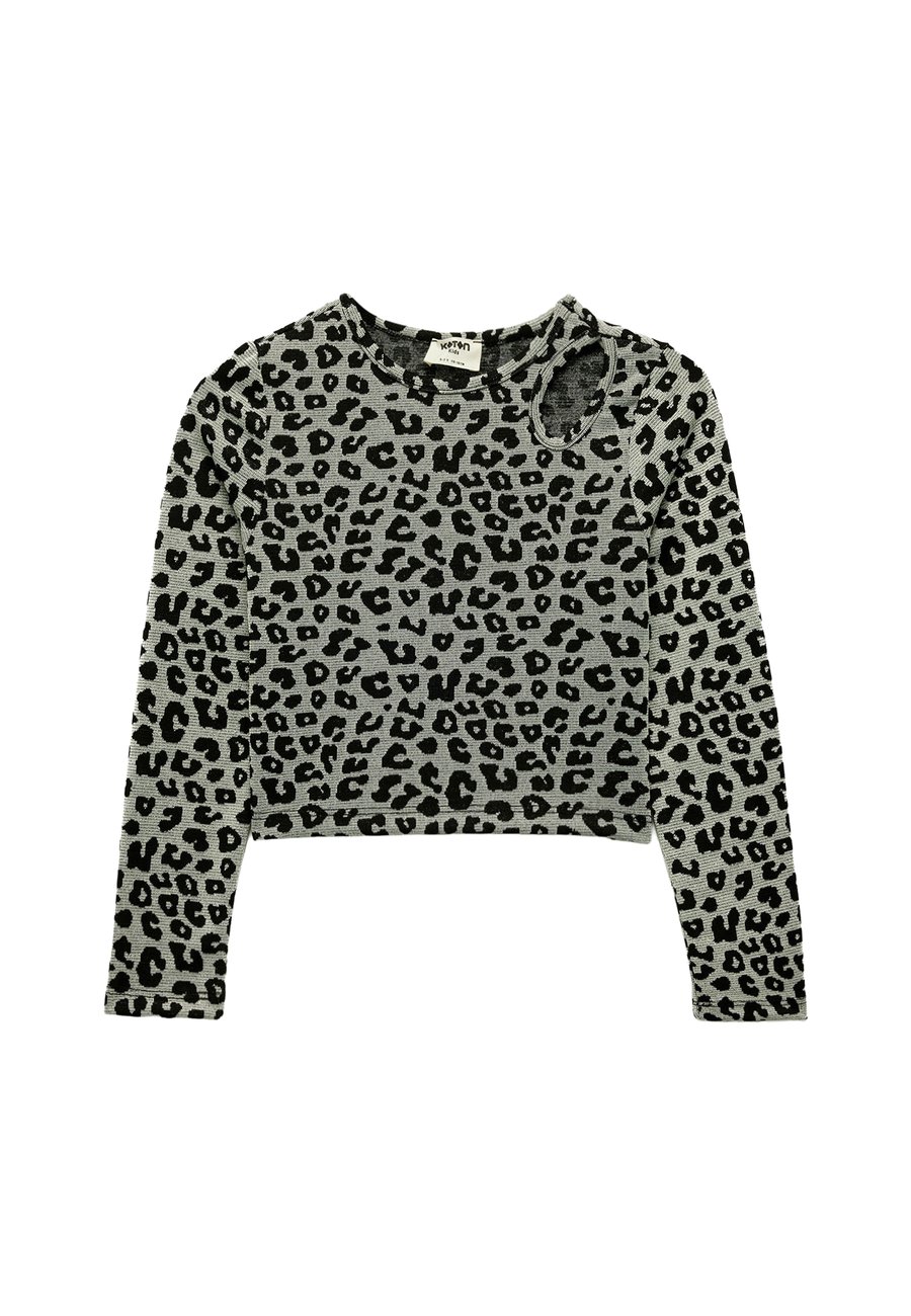 Топ Koton Long sleeved top, Grey
Топ Koton Long sleeved top, Grey