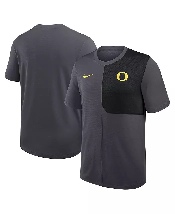 Мужская антрацитовая футболка Oregon Ducks 2025 Sideline UV Performance Coach Nike
Мужская антрацитовая футболка Oregon Ducks 2025 Sideline UV Performance Coach Nike