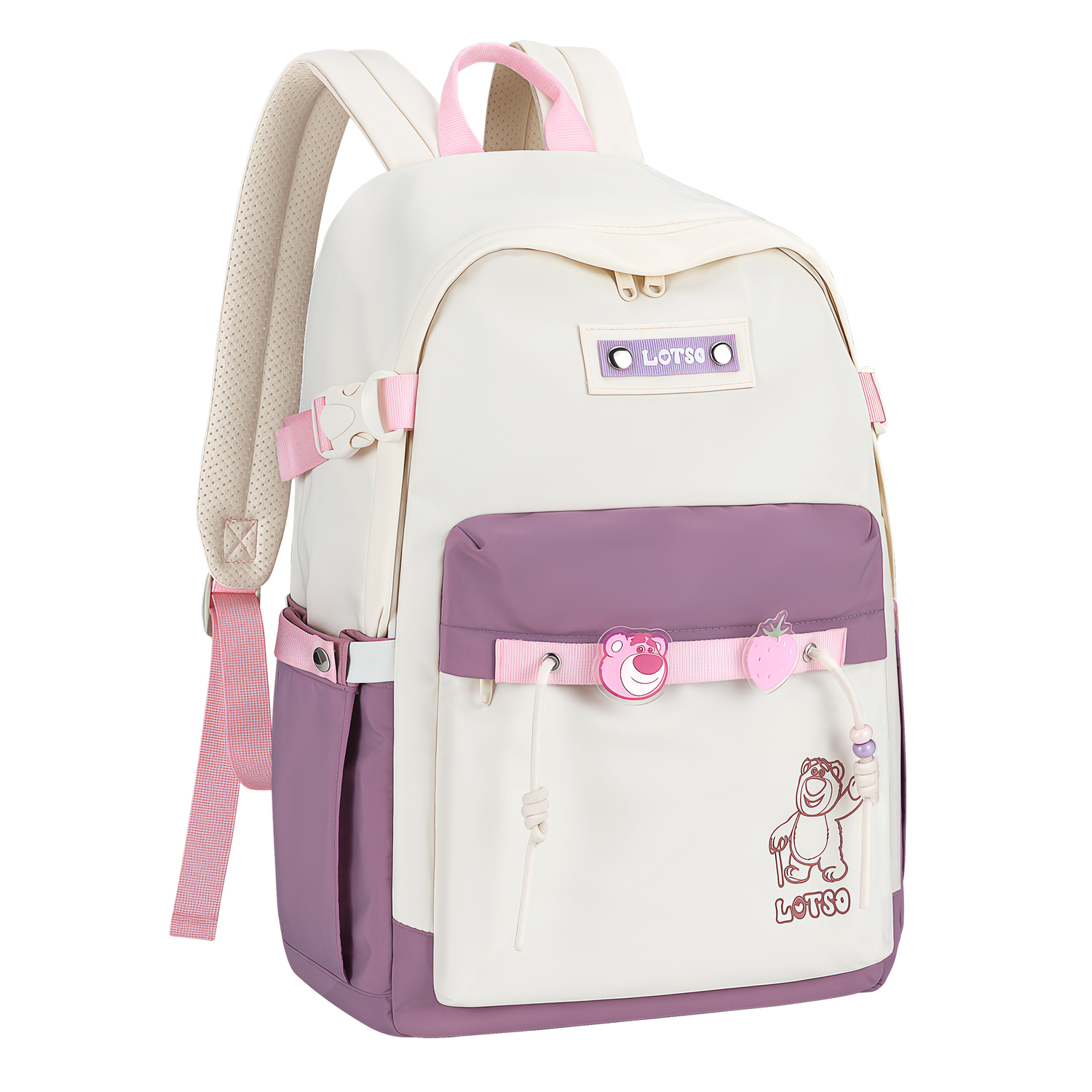 Disney Рюкзак из полиамида серии "Медвежонок с клубникой" женский розово-белый, Pink White
Disney Рюкзак из полиамида серии "Медвежонок с клубникой" женский розово-белый, Pink White