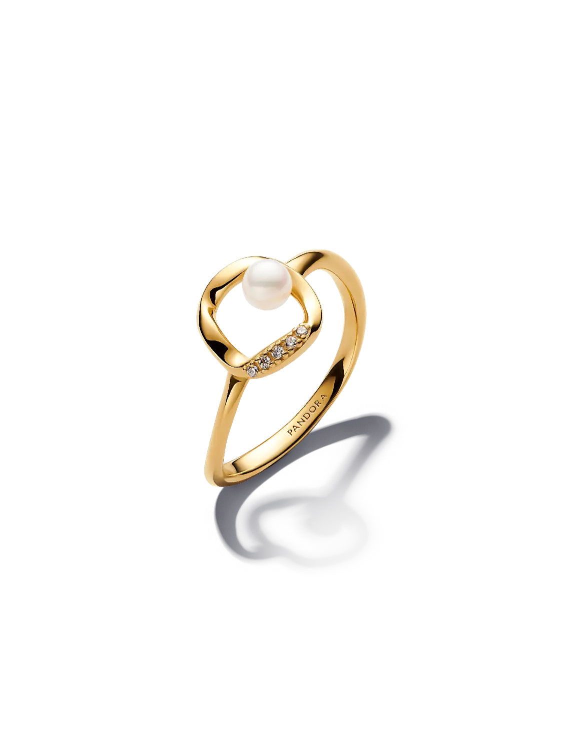 Кольцо с органически сформированным кругом Pavé и обработанным пресноводным культивированным жемчугом Pandora, 14-каратное золотое покрытие
Кольцо с органически сформированным кругом Pavé и обработанным пресноводным культивированным жемчугом Pandora, 14-каратное золотое покрытие