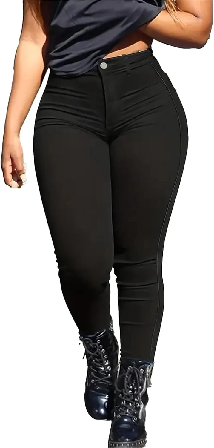 Женские джинсы Plus Size Stretchy High Rise с карманами
Женские джинсы Plus Size Stretchy High Rise с карманами