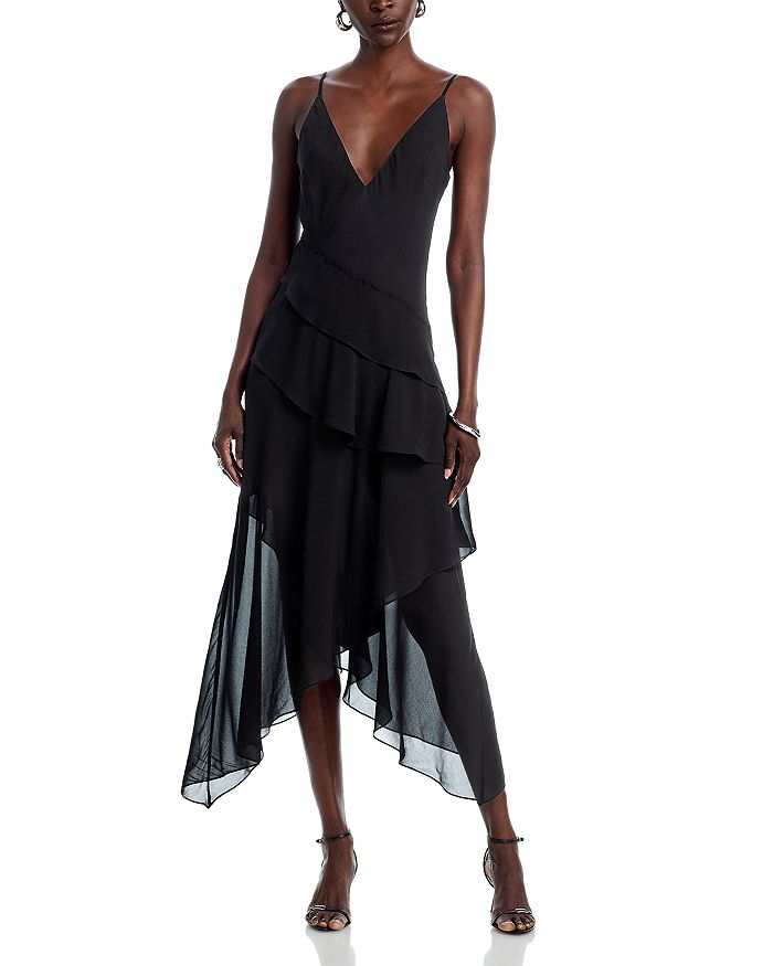 Платье миди с ярусами Sunniva L'AGENCE, черный
Платье миди с ярусами Sunniva L'AGENCE, черный