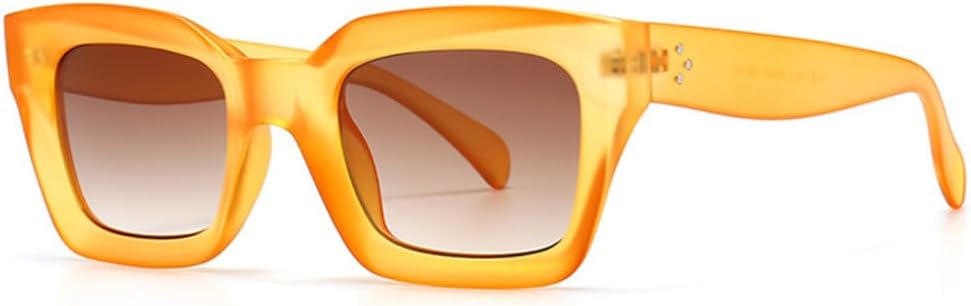 Стильные цветные квадратные солнцезащитные очки для женщин и мужчин, винтажные солнцезащитные очки для женщин, уникальные очки с плоской верхней частью, защита от УФ-излучения UV400, L21652 generic, Yellow Brown
Стильные цветные квадратные солнцезащитные очки для женщин и мужчин, винтажные солнцезащитные очки для женщин, уникальные очки с плоской верхней частью, защита от УФ-излучения UV400, L21652 generic, Yellow Brown