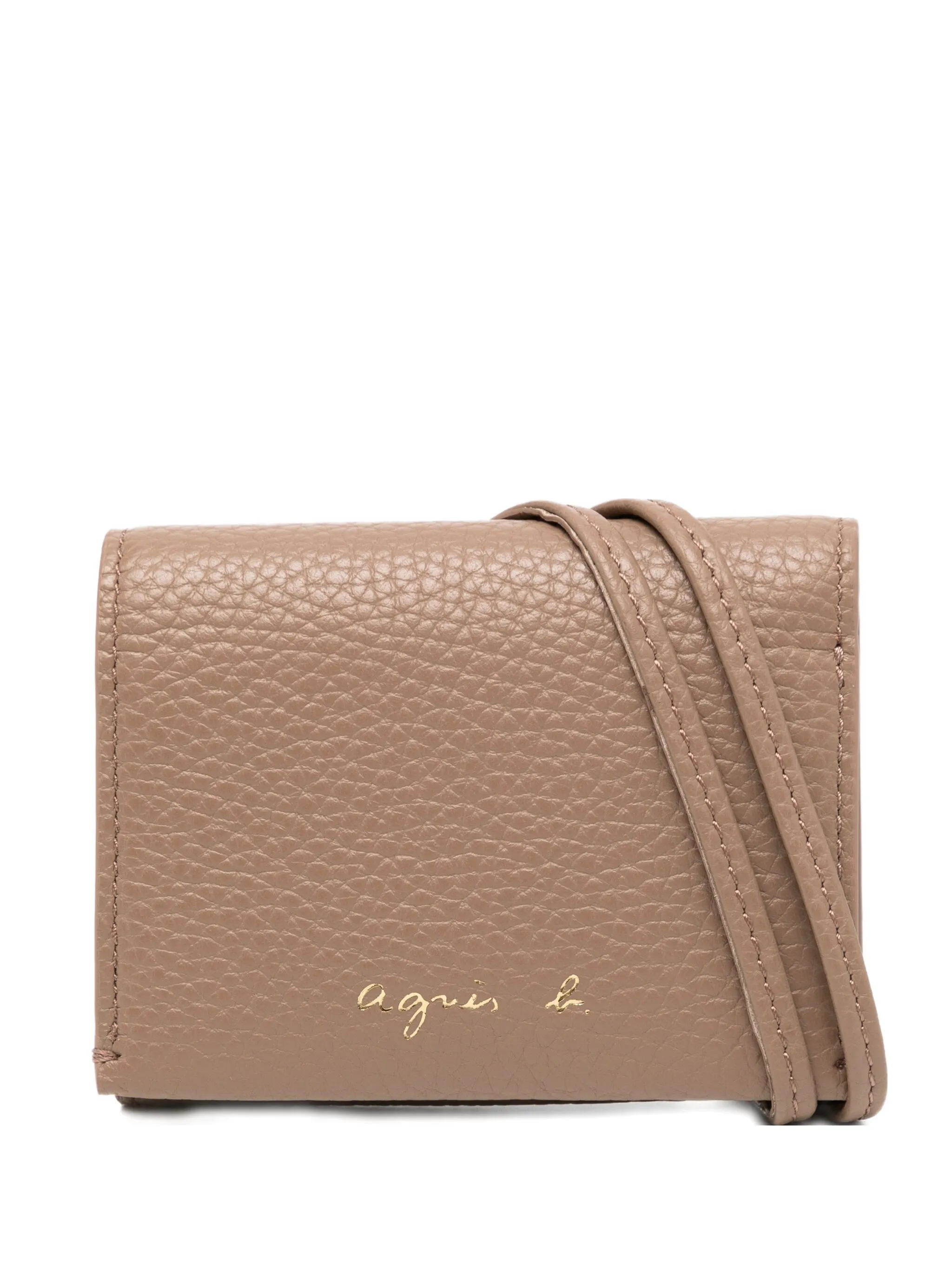 Кошелек в три сложения Agnès B., коричневый
Кошелек в три сложения Agnès B., коричневый