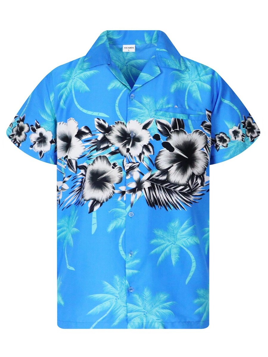 Блуза King Kameha Flower Chest, бирюзовый
Блуза King Kameha Flower Chest, бирюзовый