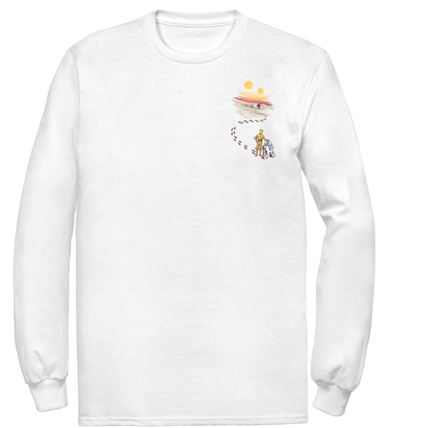 Мужская футболка с карманом и рисунком «Десертные следы дроидов Звездных войн» Licensed Character
Мужская футболка с карманом и рисунком «Десертные следы дроидов Звездных войн» Licensed Character