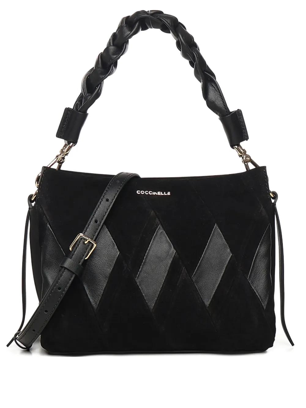 Сумка-тоут с плетеной ручкой Coccinelle, черный
Сумка-тоут с плетеной ручкой Coccinelle, черный