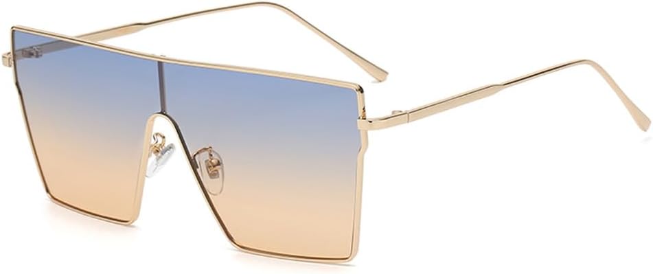 Винтажные металлические солнцезащитные очки для женщин в стиле стимпанк, солнцезащитные очки для мужчин, модные очки-маски в крупной оправе с градиентными линзами KTUCN, Brlue Yellow
Винтажные металлические солнцезащитные очки для женщин в стиле стимпанк, солнцезащитные очки для мужчин, модные очки-маски в крупной оправе с градиентными линзами KTUCN, Brlue Yellow