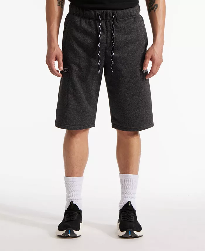 Мужские флисовые шорты с простроченными карманами Ecko Unltd, черный 
Мужские флисовые шорты с простроченными карманами Ecko Unltd, черный