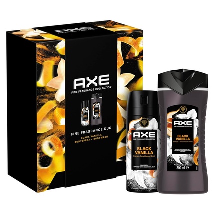 Подарочный набор Axee Fine Fragrance Collection Black Vanilla с дезодорантом Axe/Lynx
Подарочный набор Axee Fine Fragrance Collection Black Vanilla с дезодорантом Axe/Lynx