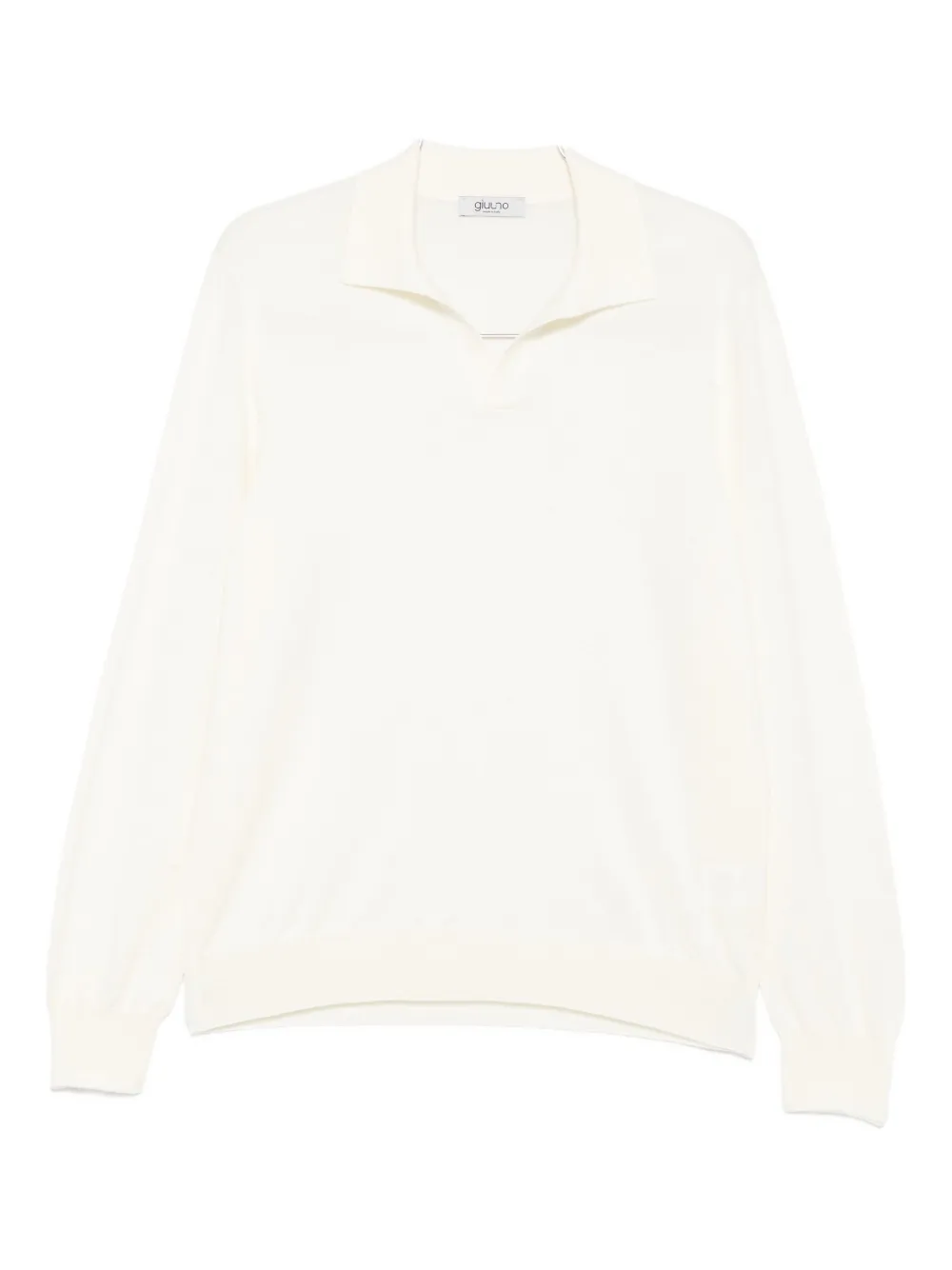 Свитер с воротником поло Giuuno, белый
Свитер с воротником поло Giuuno, белый