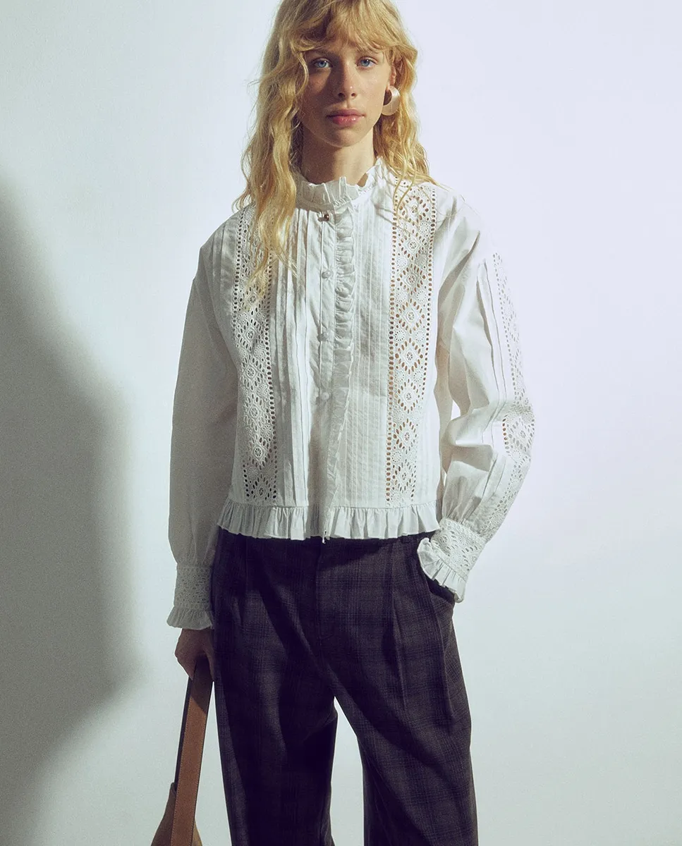 Блузка с лентами Sfera, белый
Блузка с лентами Sfera, белый