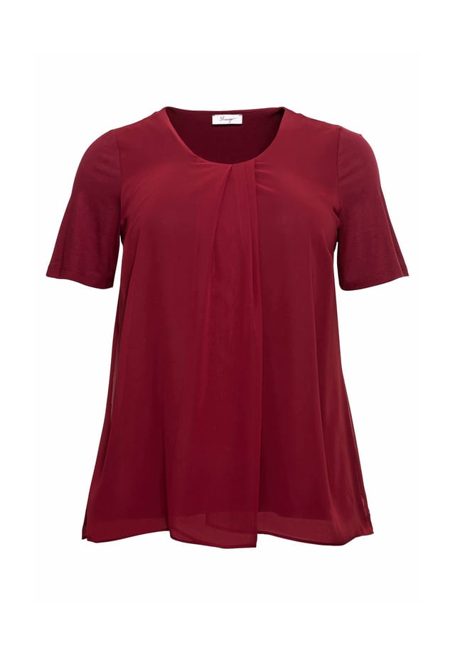 Блузка-Рубашка в многослойном образе Sheego, красный
Блузка-Рубашка в многослойном образе Sheego, красный