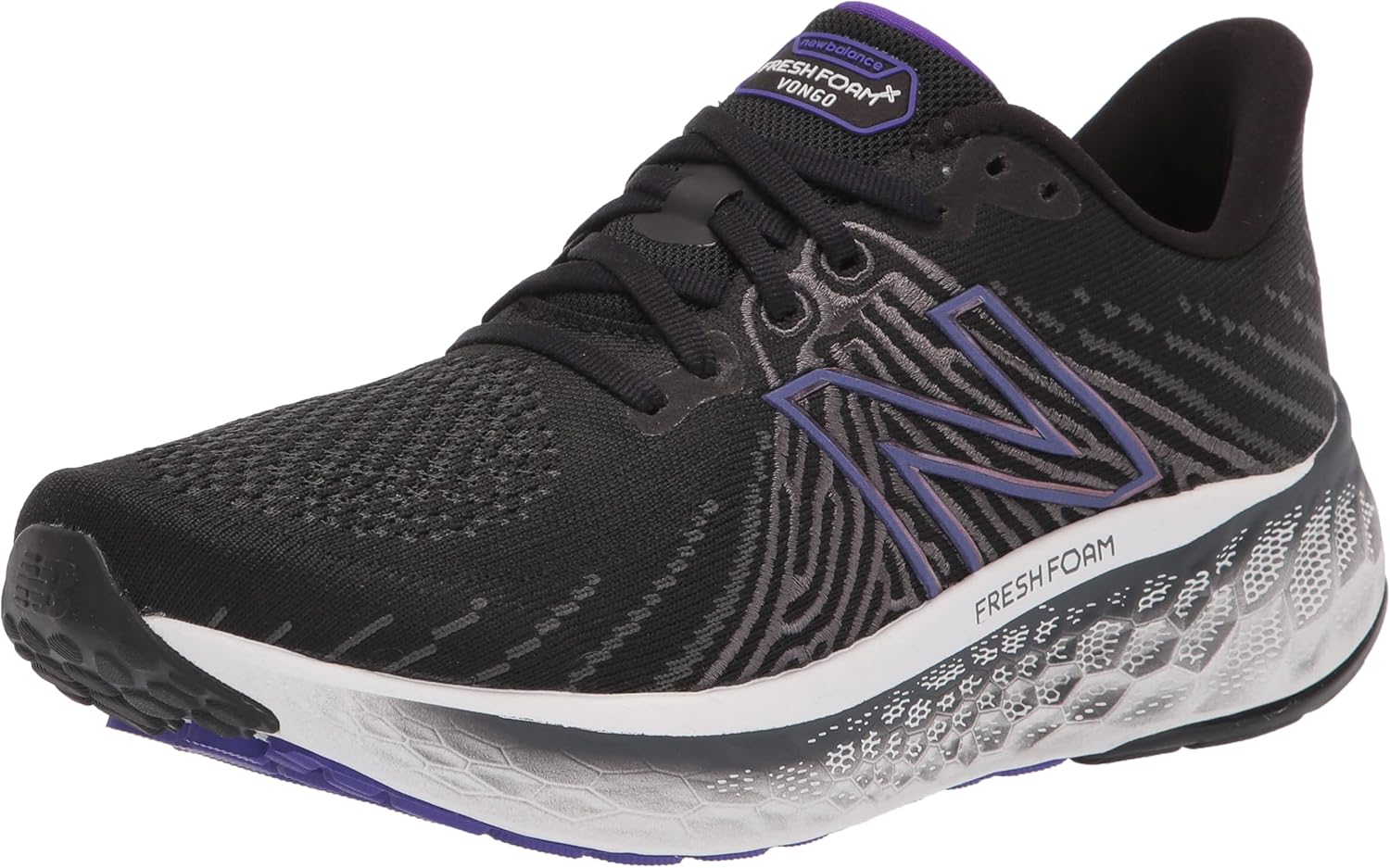 Мужские кроссовки New Balance Fresh Foam X Vongo V5, черный/фиолетовый/темно-фиолетовый
Мужские кроссовки New Balance Fresh Foam X Vongo V5, черный/фиолетовый/темно-фиолетовый