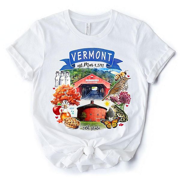 Футболка с тематикой и достопримечательностями штата Вермонт Ornamentallyyou
Футболка с тематикой и достопримечательностями штата Вермонт Ornamentallyyou