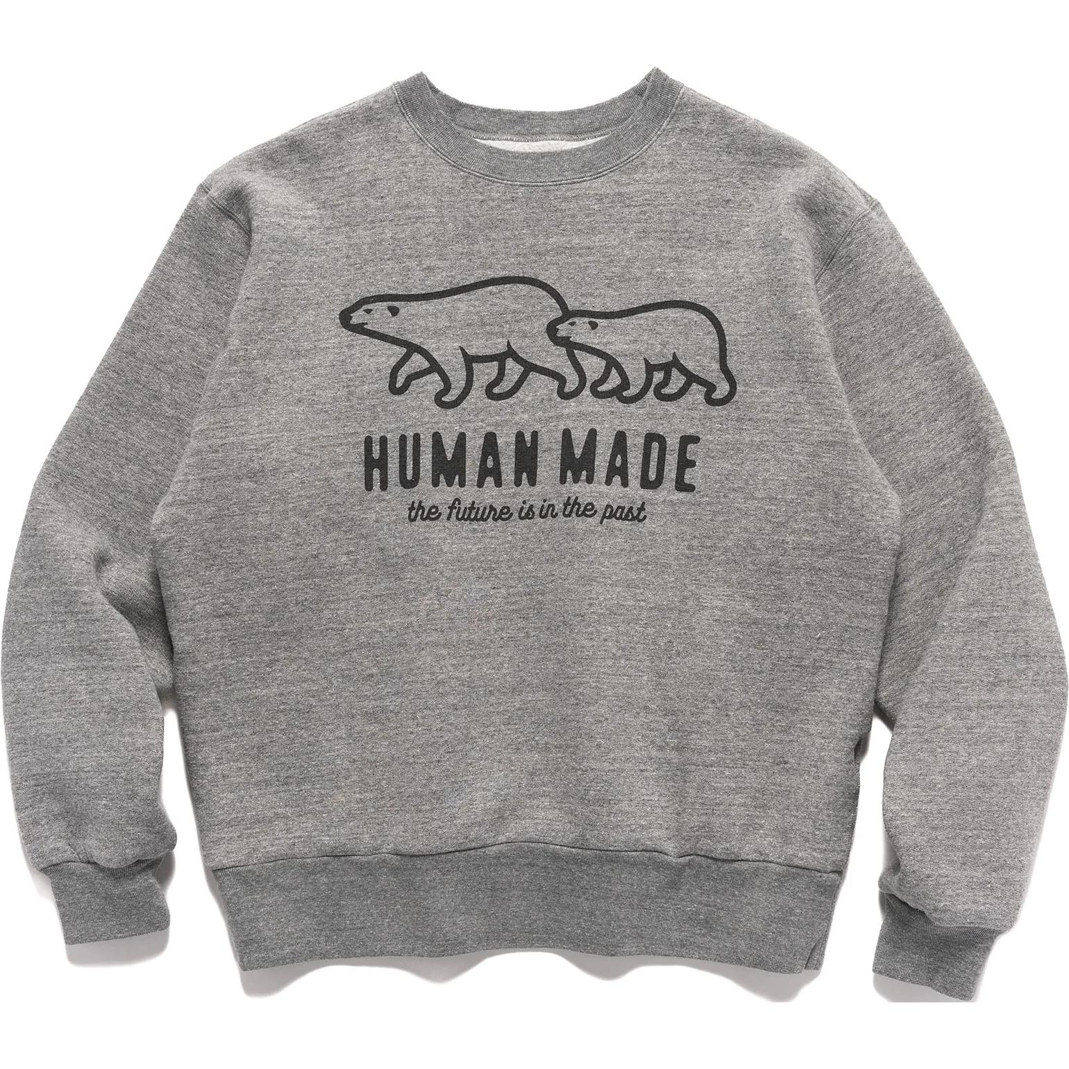 Свитшот мужской HUMAN MADE, серый
Свитшот мужской HUMAN MADE, серый