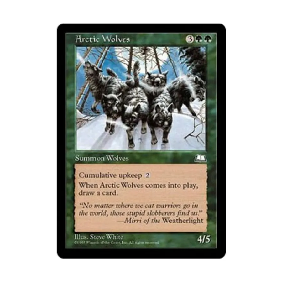 CCG Арктические волки (U), MTG - Weatherlight
CCG Арктические волки (U), MTG - Weatherlight