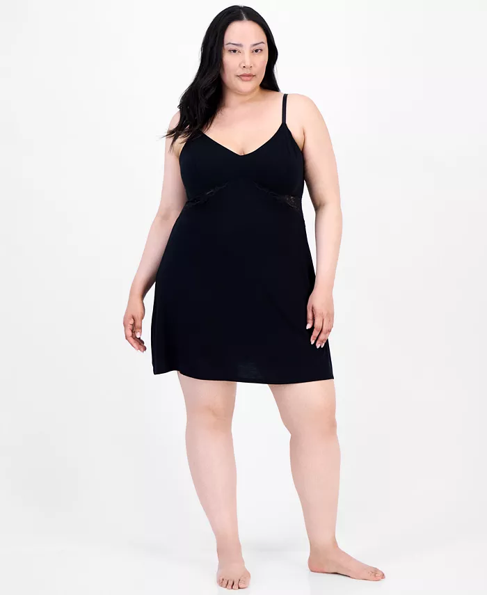 Сорочка больших размеров с кружевными вырезами I.N.C. International Concepts, черный
Сорочка больших размеров с кружевными вырезами I.N.C. International Concepts, черный