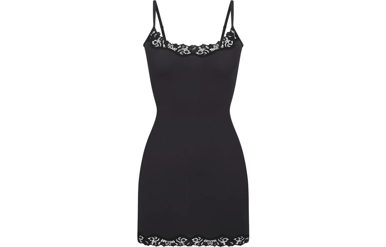 Платье-комбинация женское черное Skims
Платье-комбинация женское черное Skims