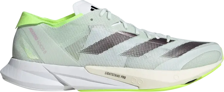 Кроссовки Adizero Adios 8 'Crystal Jade Lucid Lemon', синий
Кроссовки Adizero Adios 8 'Crystal Jade Lucid Lemon', синий