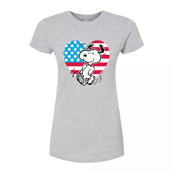 Футболка с принтом "Снупи с арахисом и сердцем в цветах флага США" для подростков Licensed Character, серый
Футболка с принтом "Снупи с арахисом и сердцем в цветах флага США" для подростков Licensed Character, серый