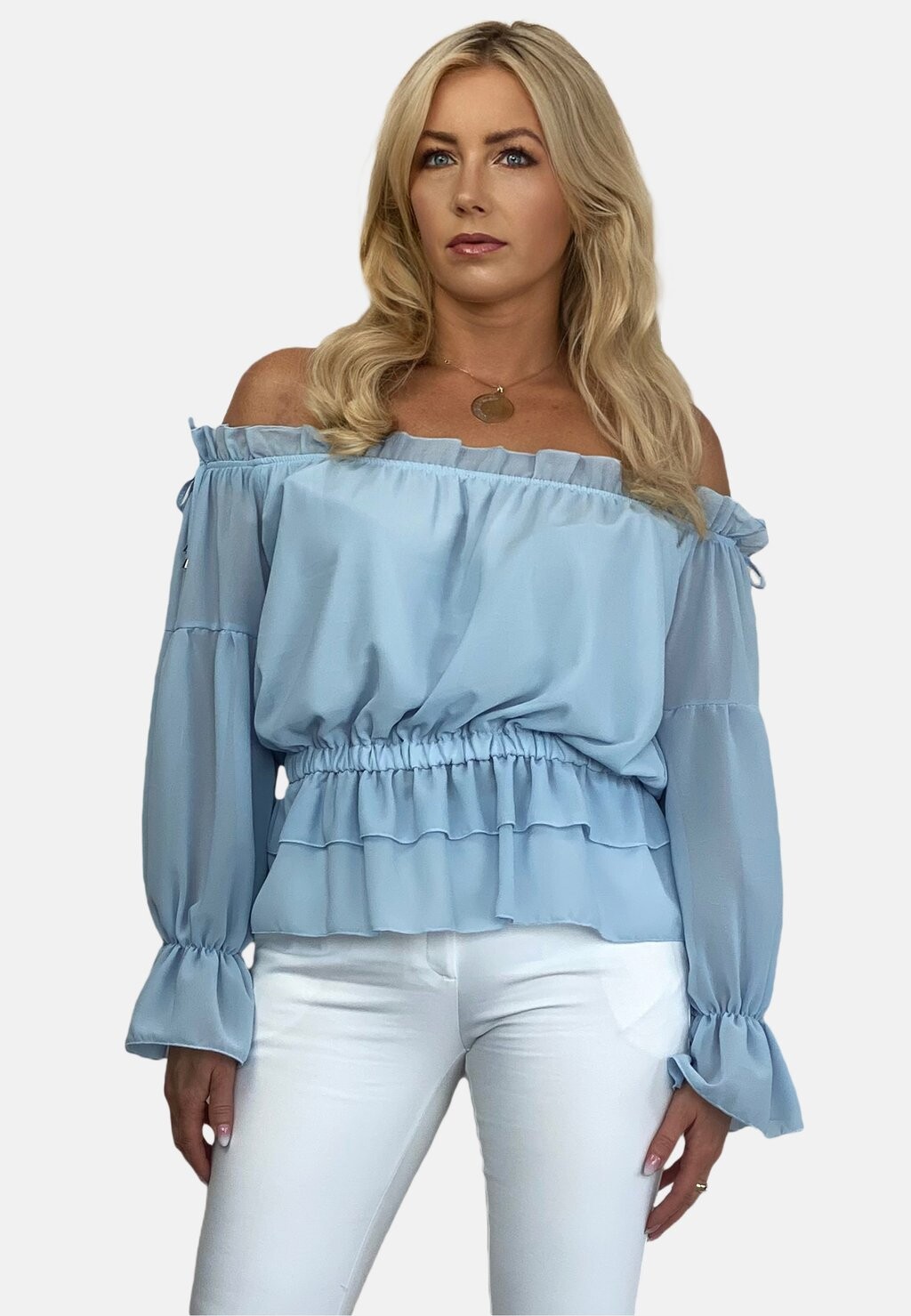 Блузка SPANISH REGINA FASHION, цвет light blue
Блузка SPANISH REGINA FASHION, цвет light blue